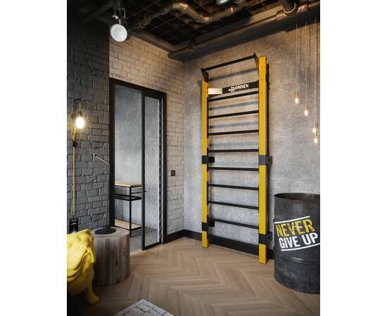 Профессиональная шведская стенка Domsen Fitness Ds45 YELLOW, Цвет: Жёлтый, фото 3